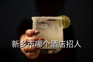 新乡市哪个酒店招人