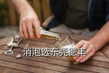 消泡选东莞德丰