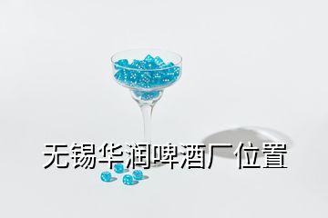 无锡华润啤酒厂位置