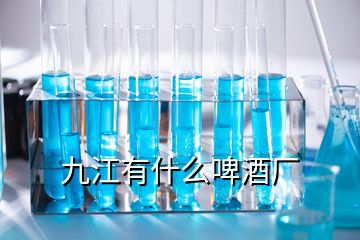 九江有什么啤酒厂