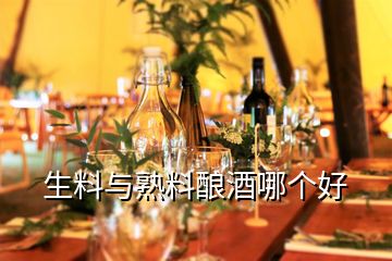 生料与熟料酿酒哪个好