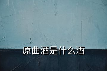 原曲酒是什么酒