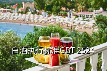 白酒执行标准GBT 2524