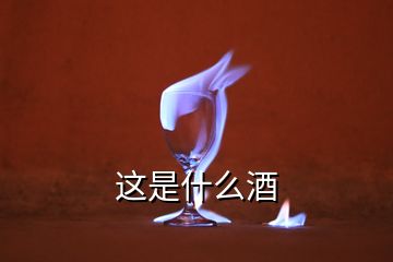 这是什么酒