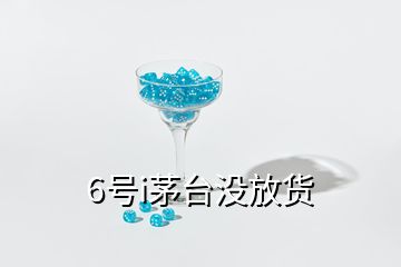 6号i茅台没放货