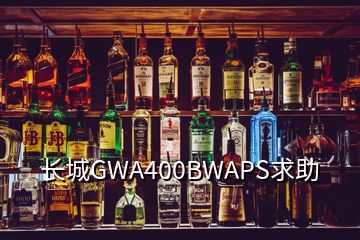 长城GWA400BWAPS求助