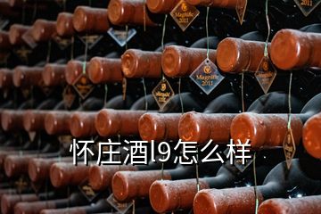 怀庄酒l9怎么样