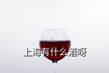 上海有什么酒呀