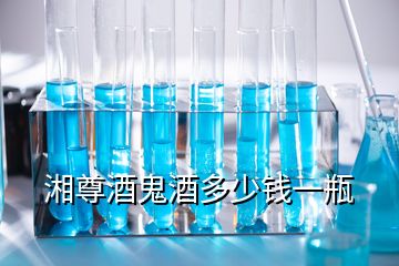 湘尊酒鬼酒多少钱一瓶