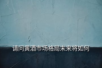 请问黄酒市场格局未来将如何