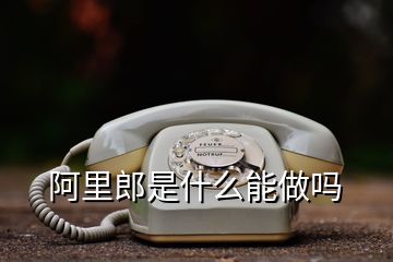 阿里郎是什么能做吗