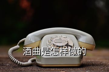 酒曲是怎样做的