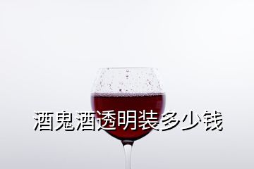 酒鬼酒透明装多少钱