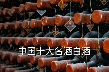 中国十大名酒白酒