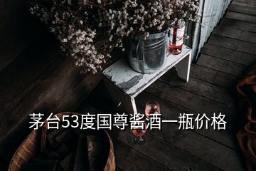 茅台53度国尊酱酒一瓶价格