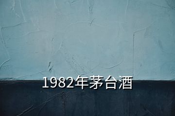 1982年茅台酒