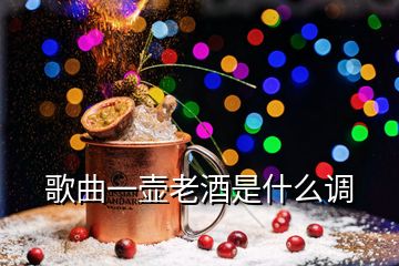 歌曲一壶老酒是什么调