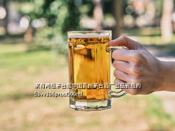 家有两瓶茅台是中国贵州茅台酒厂出品瓷瓶的53vv106proof500ml