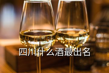 四川什么酒最出名