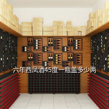 六年西凤酒45度一瓶盖多少两