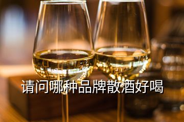 请问哪种品牌散酒好喝