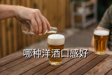 哪种洋酒口感好