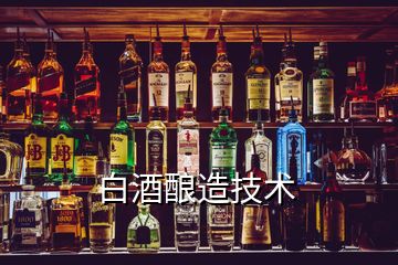 白酒酿造技术