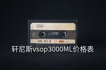 轩尼斯vsop3000ML价格表