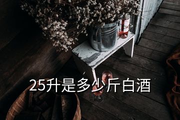 25升是多少斤白酒