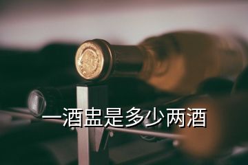 一酒盅是多少两酒