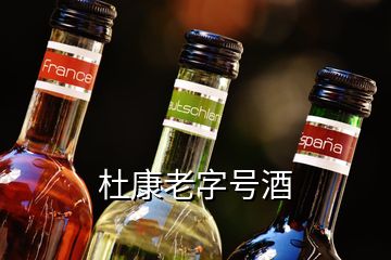 杜康老字号酒