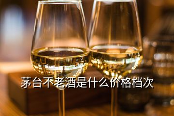 茅台不老酒是什么价格档次