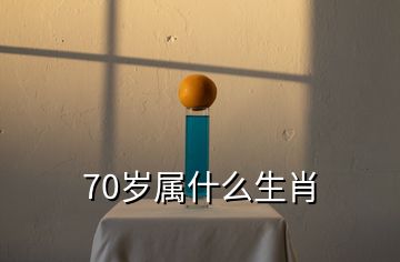 70岁属什么生肖