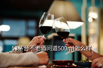 53茅台不老酒问道500ml怎么样