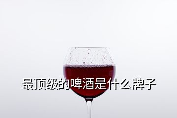 最顶级的啤酒是什么牌子