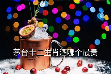 茅台十二生肖酒哪个最贵