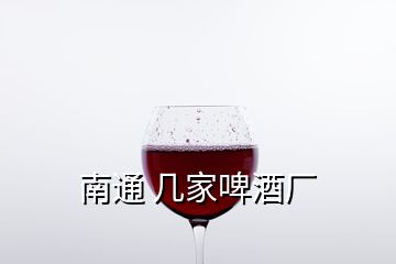 南通 几家啤酒厂