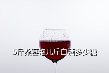 5斤桑葚泡几斤白酒多少糖