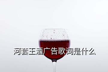 河套王酒广告歌词是什么