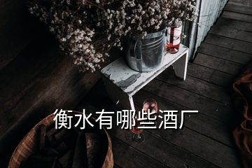 衡水有哪些酒厂