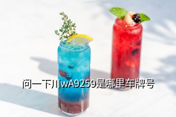 问一下川wA9259是哪里车牌号