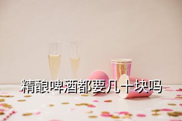 精酿啤酒都要几十块吗