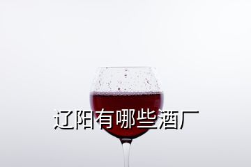 辽阳有哪些酒厂