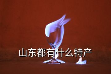 山东都有什么特产