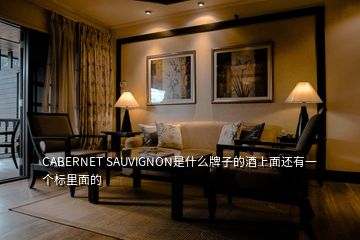 CABERNET SAUVIGNON是什么牌子的酒上面还有一个标里面的