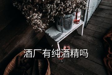 酒厂有纯酒精吗