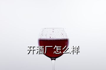 开酒厂怎么样