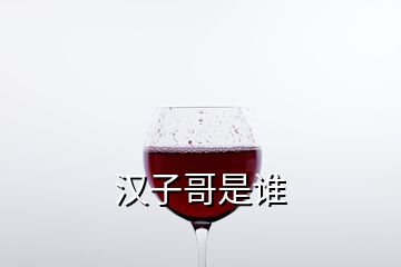 汉子哥是谁