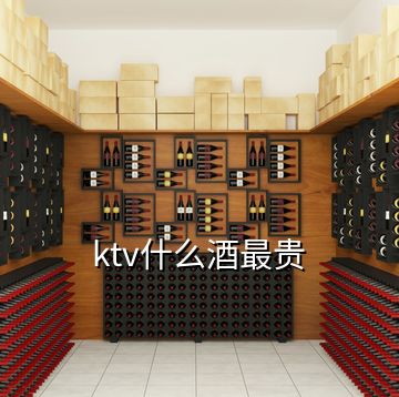 ktv什么酒最贵