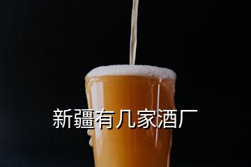 新疆有几家酒厂